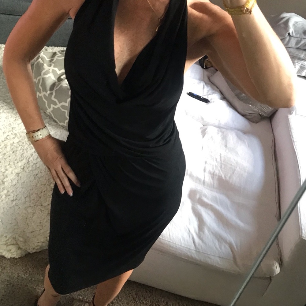 Victoria’s Secret black halter dress